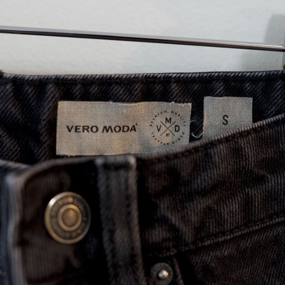 Black jean skirt Vero Moda - Picture 3 of 4